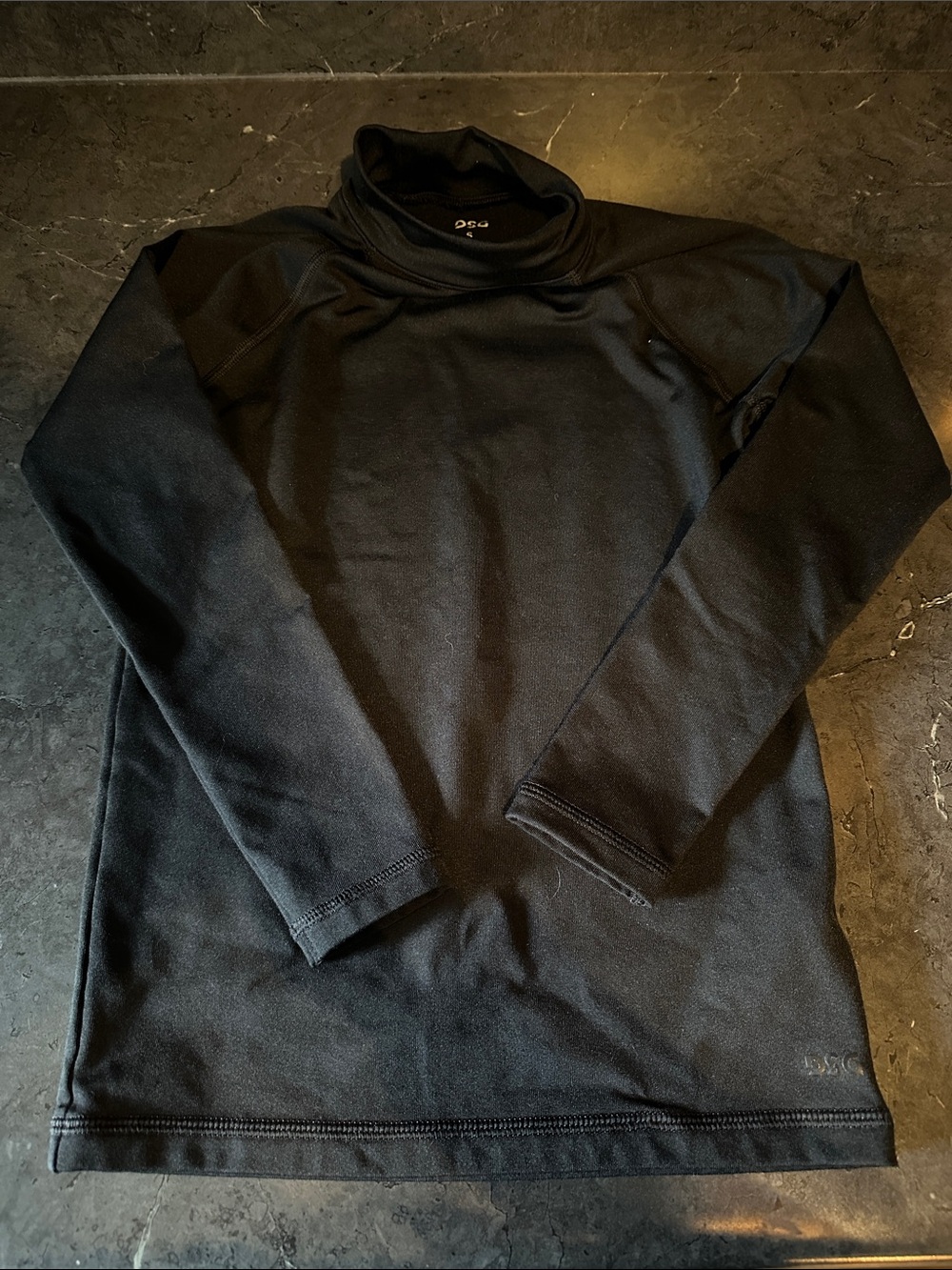 DSG Boy’s Cold Weather Compression Mock Neck Long Sleeve Shirt